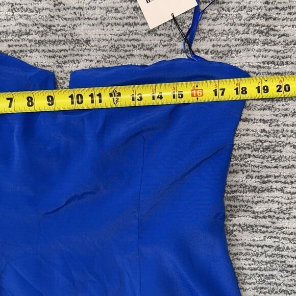 NWT Superdown Revolve Isidora Strapless Mini Dress in Blue XL - Picture 8 of 13